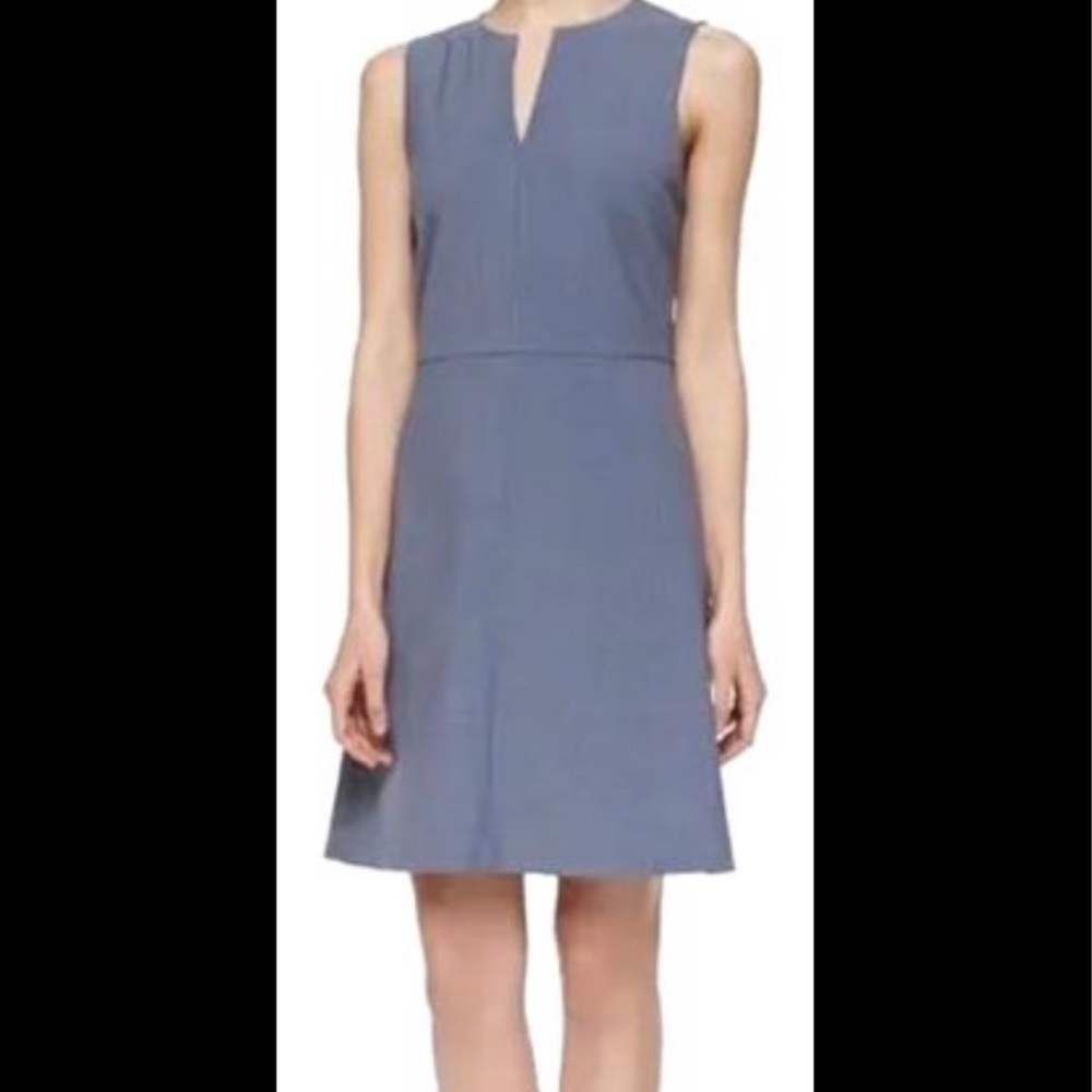 Theory Blue Myani mid length dress - Blue